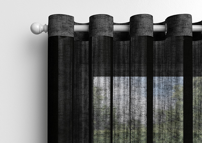 Brescia Voile, Raven Black - Made to Measure Curtains - Image 13